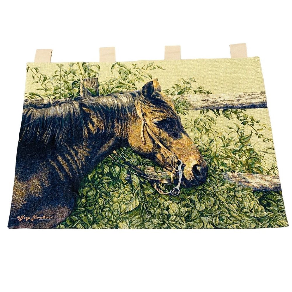 Touch of Bittersweet Horse Tapestry Wall Hanging ~ Artist, Greg Giordano